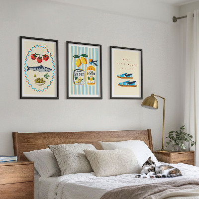 Set di quadri incorniciati Immagini di lifestyle dai sapori italiani