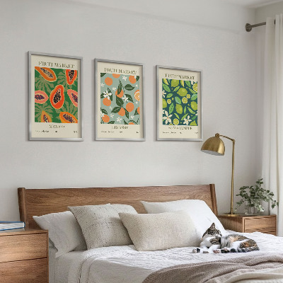 Composizione di quadri Poster vintage di frutta