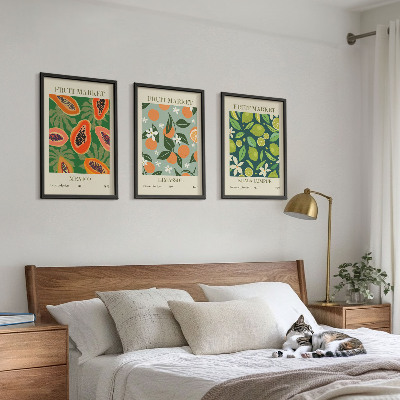 Composizione di quadri Poster vintage di frutta