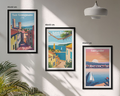 Set di quadri incorniciati Paesaggi urbani italiani