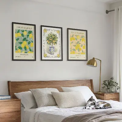Agrumi Italia set di 3 quadri