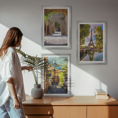 Composizione di quadri Le strade dell'architettura di Eiffel