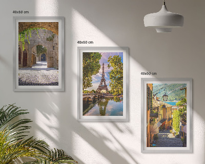 Composizione di quadri Le strade dell'architettura di Eiffel