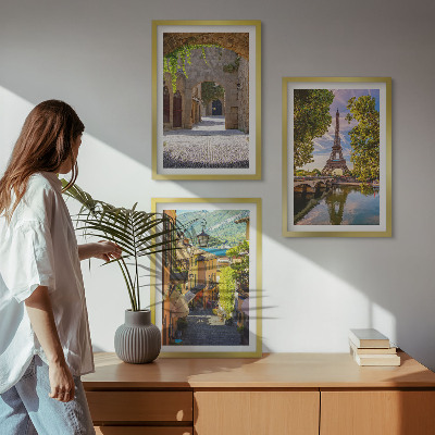Composizione di quadri Le strade dell'architettura di Eiffel