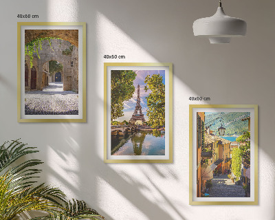 Composizione di quadri Le strade dell'architettura di Eiffel