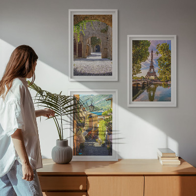 Composizione di quadri Le strade dell'architettura di Eiffel