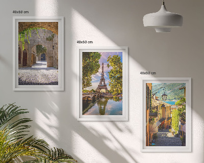 Composizione di quadri Le strade dell'architettura di Eiffel