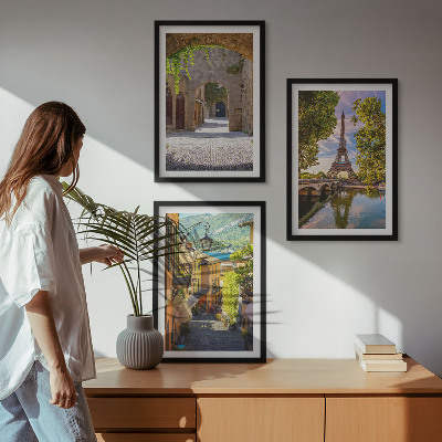 Composizione di quadri Le strade dell'architettura di Eiffel