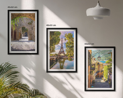 Composizione di quadri Le strade dell'architettura di Eiffel