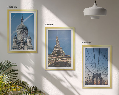 Set di quadri incorniciati Vedute di edifici di città di tutto il mondo