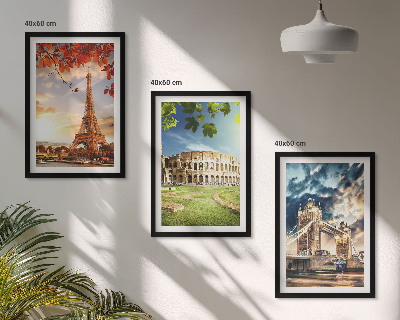Set di quadri incorniciati Monumenti d'Europa