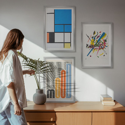 Composizione di quadri Geometriche astratte moderne