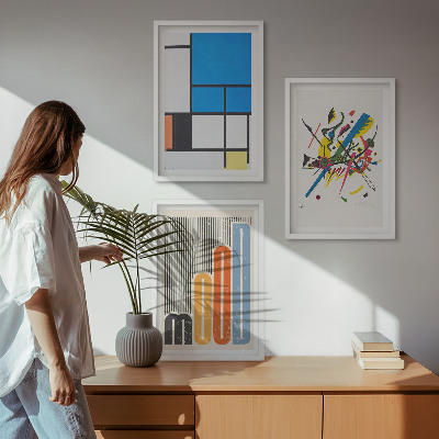 Composizione di quadri Geometriche astratte moderne