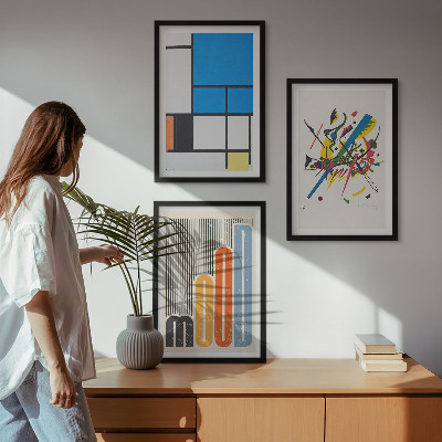 Composizione di quadri Geometriche astratte moderne