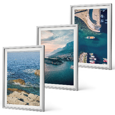 Composizione di quadri Panorami marini, scogliere, porti