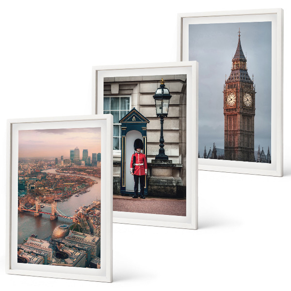 Set di quadri incorniciati London Bridge Guardian Big Ben