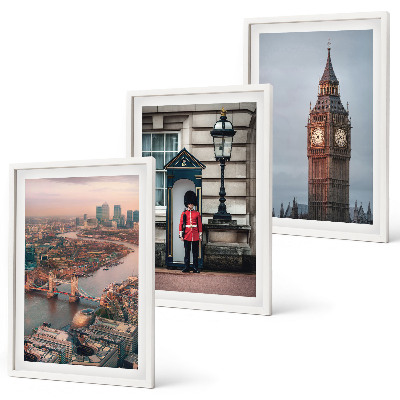 Set di quadri incorniciati London Bridge Guardian Big Ben