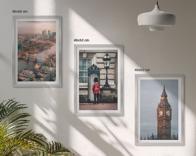 Set di quadri incorniciati London Bridge Guardian Big Ben