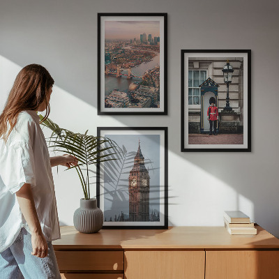 Set di quadri incorniciati London Bridge Guardian Big Ben
