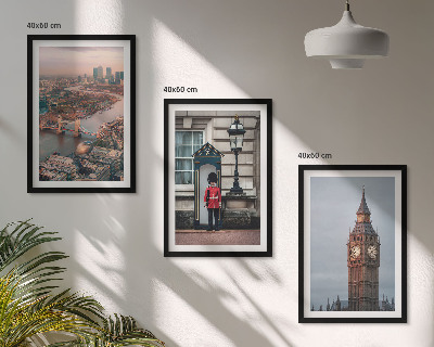 Set di quadri incorniciati London Bridge Guardian Big Ben