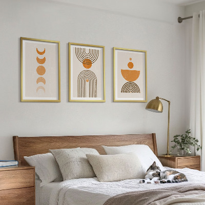 Set di quadri incorniciati Decorazioni bohémien minimaliste