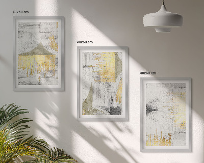 Set di quadri incorniciati Motivi astratti e alla moda per la pittura