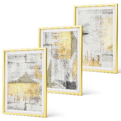 Set di quadri incorniciati Motivi astratti e alla moda per la pittura