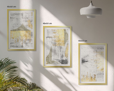 Set di quadri incorniciati Motivi astratti e alla moda per la pittura