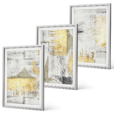 Set di quadri incorniciati Motivi astratti e alla moda per la pittura