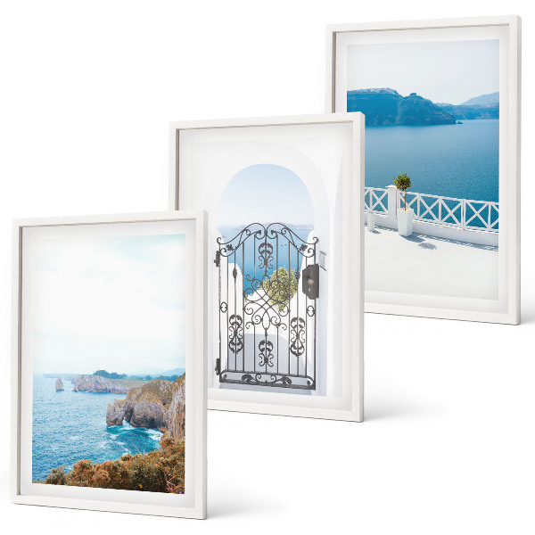 Set di quadri incorniciati Architettura marina della Grecia