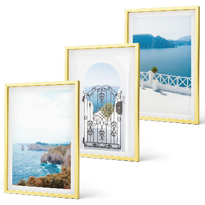 Set di quadri incorniciati Architettura marina della Grecia