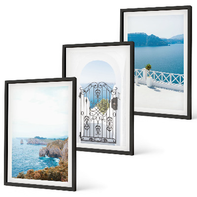 Set di quadri incorniciati Architettura marina della Grecia