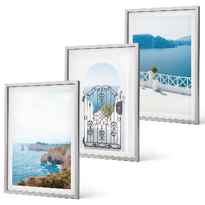 Set di quadri incorniciati Architettura marina della Grecia