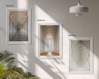 Composizione di quadri Interni di edifici storici