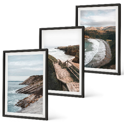 Composizione di quadri Panorami a picco sul mare, paesaggi marini