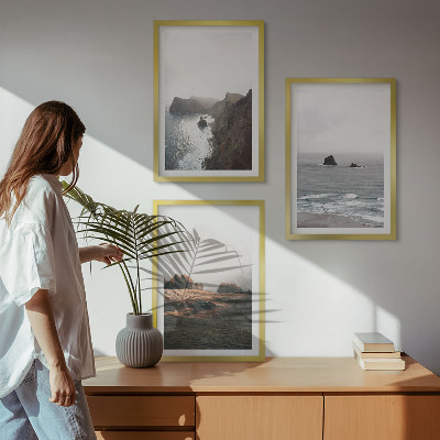 Set di quadri incorniciati Paesaggi di montagna e di mare
