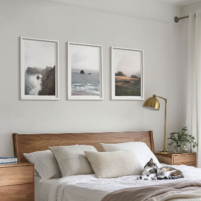 Set di quadri incorniciati Paesaggi di montagna e di mare
