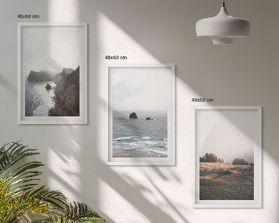 Set di quadri incorniciati Paesaggi di montagna e di mare