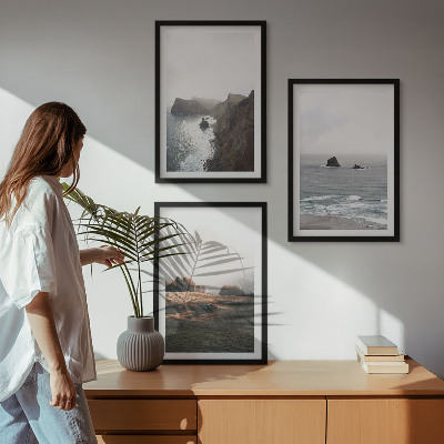 Set di quadri incorniciati Paesaggi di montagna e di mare