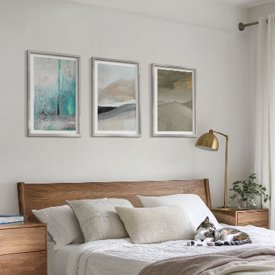 Set di quadri incorniciati Decorazioni astratte dipinte