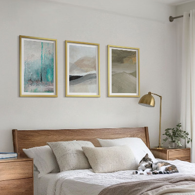 Set di quadri incorniciati Decorazioni astratte dipinte