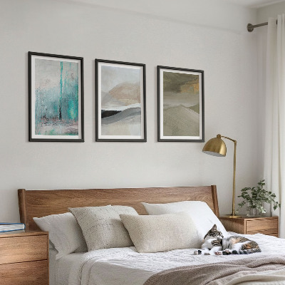 Set di quadri incorniciati Decorazioni astratte dipinte