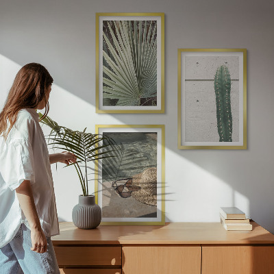 Set di quadri incorniciati Accessori per piante tropicali