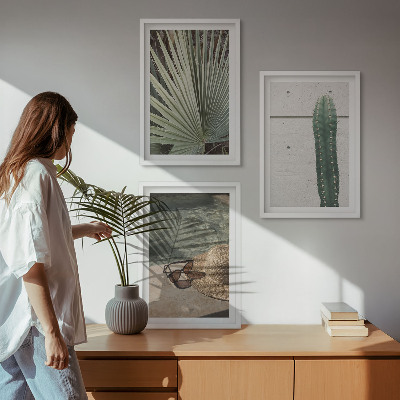 Set di quadri incorniciati Accessori per piante tropicali