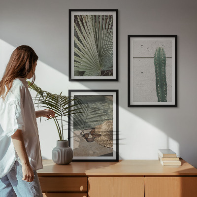 Set di quadri incorniciati Accessori per piante tropicali