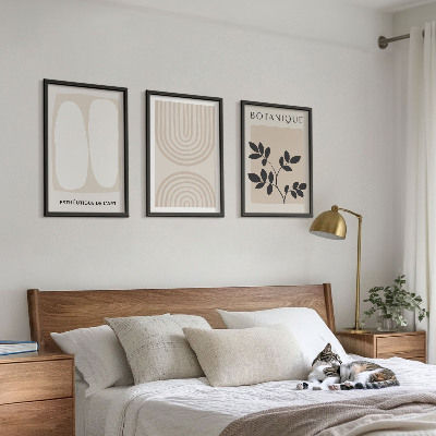 Composizione di quadri Poster di piante delicate in stile boho