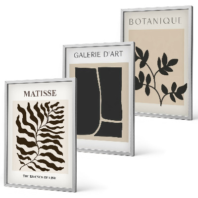 Composizione di quadri Poster minimalisti di piante