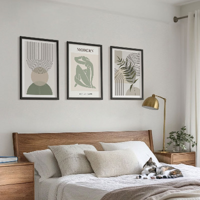 Composizione di quadri Eleganti grafiche vegetali