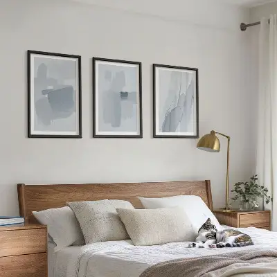 Set di quadri incorniciati con arte astratta ad acquerello