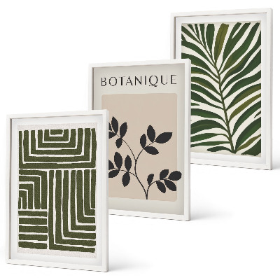 Composizione di quadri minimalismo bohémien botanico